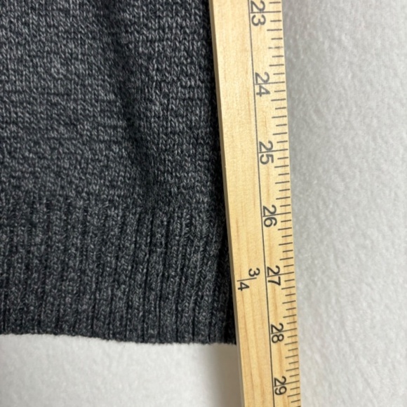 Croft & Barrow 1/4 zip Sweater blend of Gray Size L TALL - Picture 8 of 8